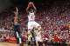 Feb 20, 2016; Bloomington, IN, USA; Indiana Hoosiers guard Yogi Ferrell (11) shoots against Purdue Boilermakers guard P.J. Thompson (3) at Assembly Hall. Mandatory Credit: Brian Spurlock-USA TODAY Sports