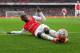 LONDON, ENGLAND - FEBRUARY 20 : Joel Campbell of Arsenal during the Emirates FA Cup match between Arsenal and Hull City at the Emirates Stadium on February 20, 2016 in London, England. (Photo by Catherine Ivill - AMA/Getty Images)