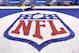INDIANAPOLIS, IN - FEBRUARY 24: General view of the NFL shield logo in the end zone as a player rests during the 2013 NFL Combine at Lucas Oil Stadium on February 24, 2013 in Indianapolis, Indiana. (Photo by Joe Robbins/Getty Images)