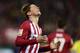 Atletico Madrid's forward Fernando Torres gestures after missing a goal during the Spanish league football match Club Atletico de Madrid vs Villarreal CF at the Vicente Calderon stadium in Madrid on February 21, 2016. / AFP / JAVIER SORIANO (Photo credit should read JAVIER SORIANO/AFP/Getty Images)