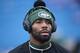 ORCHARD PARK, NY - JANUARY 3: Antonio Cromartie #31 of the New York Jets warms up before playing against the Buffalo Bills during NFL game action at Ralph Wilson Stadium on January 3, 2016 in Orchard Park, New York. (Photo by Tom Szczerbowski/Getty Images)