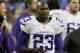 Minnesota Vikings cornerback Terence Newman (23) following an NFL football game against the Detroit Lions, Sunday, Oct. 25, 2015, in Detroit. (AP Photo/Duane Burleson)