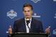Los Angeles Rams head coach Jeff Fisher responds to a question during a news conference at the NFL football scouting combine, Wednesday, Feb. 24, 2016, in Indianapolis. (AP Photo/Darron Cummings)