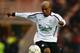 MIDDLESBROUGH - NOVEMBER 22: El Hadji Diouf of Liverpool takes control of the ball during the FA Barclaycard Premiership match between Middlesbrough and Liverpool on November 22, 2003 at Riverside Stadium in Middlesbrough, England. The match ended in a 0-0 draw. (Photo by Ross Kinnaird/Getty Images)