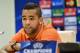 FC Shakhtars Brazilian midfielder Alex Teixeira Santos speaks during a press conference on September 29, 2015 in Lviv on the eve of the UEFA Champions League football match between FC Shakhtar Donetsk and Paris Saint-Germain. AFP PHOTO/ SERGEI SUPINSKY (Photo credit should read SERGEI SUPINSKY/AFP/Getty Images)
