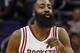 Houston Rockets guard James Harden (13) in the third quarter during an NBA basketball game against the Phoenix Suns, Friday, Feb. 19, 2016, in Phoenix. The Rockets defeated the Suns 116-100. (AP Photo/Rick Scuteri)