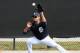 LAKELAND, FL - FEBRUARY 20: Anibal Sanchez #19 of the Detroit Tigers fields during the rag ball drill during the Spring Training workout day at the TigerTown Facility on February 20, 2016 in Lakeland, Florida. (Photo by Mark Cunningham/MLB Photos via Getty Images)