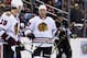 Chicago Blackhawks' Rob Scuderi (47) plays in an NHL hockey game against the Pittsburgh Penguins in Pittsburgh, Tuesday, Jan. 5, 2016. (AP Photo/Gene J. Puskar)