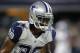 Dallas Cowboys' Brandon Carr (39) participates in warm up drills before an NFL football game against the Carolina Panthers on Thursday, Nov. 26, 2015, in Arlington, Texas. (AP Photo/Brandon Wade)
