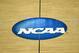 Mar 22, 2015; Seattle, WA, USA; General view of the NCAA logo at midcourt of the KeyArena during the game between the Northern Iowa Panthers and Louisville Cardinals in the third round of the 2015 NCAA Tournament. Mandatory Credit: Kirby Lee-USA TODAY Sports