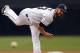 Sep 9, 2015; San Diego, CA, USA; San Diego Padres starting pitcher James Shields (33) pitches during the first inning against the Colorado Rockies at Petco Park. Mandatory Credit: Jake Roth-USA TODAY Sports