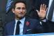 LONDON, ENGLAND - OCTOBER 31: Former Chelsea player Frank Lampard waves on the stand prior to the Barclays Premier League match between Chelsea and Liverpool at Stamford Bridge on October 31, 2015 in London, England. (Photo by Ian Walton/Getty Images)