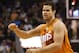 Phoenix Suns forward Kris Humphries (43) in the third quarter during an NBA basketball game against the Houston Rockets, Friday, Feb. 19, 2016, in Phoenix. The Rockets defeated the Suns 116-100. (AP Photo/Rick Scuteri)