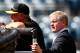 PITTSBURGH, PA - APRIL 13: Pittsburgh Pirates GM Neal Huntington and manager Clint Hurdle watch batting practice prior to the home opener against the Detroit Tigers at PNC Park on April 13, 2015 in Pittsburgh, Pennsylvania. (Photo by Jared Wickerham/Getty Images)