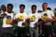 Of the 10 athletes to earn invitations to The Opening finals this summer in Oregon, four were defensive backs. Pictured, from left, are Darnay Holmes, Thomas Graham Jr., Deommodore Lenoir and Bubba Bolden.