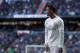 Real Madrid's Cristiano Ronaldo gestures during a Spanish La Liga soccer match between Real Madrid and Atletico Madrid at the Santiago Bernabeu stadium in Madrid, Spain, Saturday Feb. 27, 2016. (AP Photo/Oscar del Pozo)