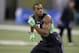 Ohio State linebacker Darron Lee runs a drill at the NFL football scouting combine on Sunday, Feb. 28, 2016, in Indianapolis. (AP Photo/Darron Cummings)