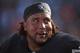 OAKLAND, CA - OCTOBER 11: Donald Penn #72 of the Oakland Raiders looks on from the sidelines against the Denver Broncos during the fourth quarter at the O.co Coliseum on October 11, 2015 in Oakland, California. (Photo by Thearon W. Henderson/Getty Images)