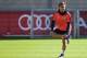 Bayern Munich's midfielder Mario Goetze attends the last team trainings session one day before the Champions League last 16, first-leg match between Juventus Turin and Bayern Munich at the trainings field in Munich, southern Germany, on February 22, 2016. / AFP / CHRISTOF STACHE (Photo credit should read CHRISTOF STACHE/AFP/Getty Images)
