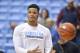 Feb 17, 2016; Chapel Hill, NC, USA; North Carolina Tar Heels forward Kennedy Meeks (3) before the game at Dean E. Smith Center. Mandatory Credit: Bob Donnan-USA TODAY Sports