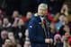 MANCHESTER, ENGLAND - FEBRUARY 28: Arsene Wenger, Manager of Arsenal walks back to the dressing room after the Barclays Premier League match between Manchester United and Arsenal at Old Trafford on February 28, 2016 in Manchester, England. (Photo by Shaun Botterill/Getty Images)