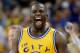 OAKLAND, CA - MARCH 01: Draymond Green #23 of the Golden State Warriors reacts after making a three-point basket in overtime against the Atlanta Hawks at ORACLE Arena on March 1, 2016 in Oakland, California. NOTE TO USER: User expressly acknowledges and agrees that, by downloading and or using this photograph, User is consenting to the terms and conditions of the Getty Images License Agreement. (Photo by Ezra Shaw/Getty Images)