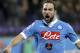 Napoli's Gonzalo Higuain celebrates after scoring during a Serie A soccer match between Fiorentina and Napoli at the Artemio Franchi stadium in Florence, Italy, Monday, Feb. 29, 2016. (AP Photo/Fabrizio Giovannozzi)