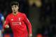 LEICESTER, ENGLAND - FEBRUARY 02: Joao Carlos Teixeira of Liverpool of Liverpool during the Barclays Premier League match between Leicester City and Liverpool at the King Power Stadium on February, 2016 in Leicester, England. (Photo by Matthew Ashton - AMA/Getty Images)