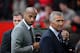 MANCHESTER, ENGLAND - SEPTEMBER 12: Thierry Henry and Graeme Souness working for Sky Sports Television during the Barclays Premier League match between Manchester United and Liverpool on September 12, 2015 in Manchester, United Kingdom. (Photo by Matthew Ashton - AMA/Getty Images)