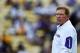 BATON ROUGE, LA - SEPTEMBER 05: Offensive coordinator Cam Cameron yells to his team during warmups prior to a game against the McNeese State Cowboys at Tiger Stadium on September 5, 2015 in Baton Rouge, Louisiana. (Photo by Stacy Revere/Getty Images)