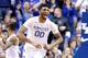LEXINGTON, KY - MARCH 05: Marcus Lee #00 of the Kentucky Wildcats celebrates in the game against the LSU Tigers at Rupp Arena on March 5, 2016 in Lexington, Kentucky. (Photo by Andy Lyons/Getty Images)