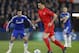 Paris Saint-Germain's Swedish forward Zlatan Ibrahimovic (C) in action during the UEFA Champions League round of 16 second leg football match between Chelsea and Paris Saint-Germain at Stamford Bridge in London on March 11, 2015. AFP PHOTO / IAN KINGTON (Photo credit should read IAN KINGTON/AFP/Getty Images)