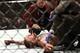 Conor McGregor recovers shortly after a second round-submission to Nate Diaz during their UFC 196 welterweight mixed martial arts match, Saturday, March 5, 2016, in Las Vegas. (AP Photo/Eric Jamison)