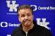 NASHVILLE, TENNESSEE - FEBRUARY 27: Head coach John Calipari of the Kentucky Wildcats speaks to the media after a 74-62 loss to Vanderbilt at Memorial Gym on February 27, 2016 in Nashville, Tennessee. (Photo by Frederick Breedon/Getty Images)
