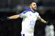 Leicester City's Algerian midfielder Riyad Mahrez celebrates scoring his team's first goal during the English Premier League football match between Watford and Leicester City at Vicarage Road Stadium in Watford, north of London on March 5, 2016. / AFP / OLLY GREENWOOD / RESTRICTED TO EDITORIAL USE. No use with unauthorized audio, video, data, fixture lists, club/league logos or 'live' services. Online in-match use limited to 75 images, no video emulation. No use in betting, games or single club/league/player publications. / (Photo credit should read OLLY GREENWOOD/AFP/Getty Images)