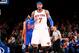 NEW YORK, NY - MARCH 5: Carmelo Anthony #7 of the New York Knicks during the game against the Detroit Pistons on March 5, 2016 at Madison Square Garden in New York City. NOTE TO USER: User expressly acknowledges and agrees that, by downloading and or using this photograph, User is consenting to the terms and conditions of the Getty Images License Agreement. Mandatory Copyright Notice: Copyright 2016 NBAE (Photo by Nathaniel S. Butler/NBAE via Getty Images)