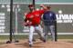 Boston Red Sox pitcher David Price throws during a simulated game at a spring training baseball workout in Fort Myers, Fla., Saturday, March 5, 2016. (AP Photo/Patrick Semansky)
