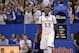 Kansas' Cheick Diallo during the second half of an NCAA college basketball game against Loyola Tuesday, Dec. 1, 2015, in Lawrence, Kan. Kansas won 94-61. (AP Photo/Charlie Riedel)