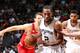 SAN ANTONIO, TX - MARCH 10: Kawhi Leonard #2 of the San Antonio Spurs drives to the basket during the game against the Chicago Bulls on March 10, 2016 at the AT&T Center in San Antonio, Texas. NOTE TO USER: User expressly acknowledges and agrees that, by downloading and or using this photograph, user is consenting to the terms and conditions of the Getty Images License Agreement. Mandatory Copyright Notice: Copyright 2016 NBAE (Photos by Joe Murphy/NBAE via Getty Images)