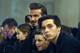 British soccer player David Beckham and his children attend his wife Victoria Beckham's show during the Fall 2016 New York Fashion Week on February 14, 2016, in New York. / AFP / Jewel Samad (Photo credit should read JEWEL SAMAD/AFP/Getty Images)