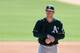 GLENDALE, AZ - MARCH 10: Starting pitcher Jarrod Parker #11 of the Oakland Athletics on the mound during the spring training game against the Los Angeles Dodgers at Camelback Ranch on March 10, 2014 in Glendale, Arizona. (Photo by Christian Petersen/Getty Images)
