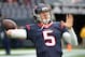 Houston Texans quarterback Brandon Weeden (5) throws before an NFL football game against the Jacksonville Jaguars, Sunday, Jan. 3, 2016, in Houston. (AP Photo/George Bridges)