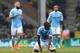 Manchester City's Brazilian midfielder Fernandinho (C) reacts after missing a shot on goal during the English Premier League football match between Norwich City and Manchester City at Carrow Road in Norwich, eastern England, on March 12, 2016.
The match ended in a draw. / AFP / LINDSEY PARNABY (Photo credit should read LINDSEY PARNABY/AFP/Getty Images)