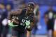 Mississippi receiver Laquon Treadwell runs a drill at the NFL football scouting combine on Saturday, Feb. 27, 2016, in Indianapolis. (AP Photo/Darron Cummings)