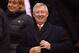 Manchester United's Scottish former manager Alex Ferguson reacts ahead of the UEFA Europa League round of 16, first leg football match between Liverpool and Manchester United at Anfield in Liverpool, northwest England on March 10, 2016. / AFP / PAUL ELLIS (Photo credit should read PAUL ELLIS/AFP/Getty Images)