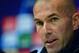 Real Madrid's French coach Zinedine Zidane sits during a press conference on March 7, 2016 at Real Madrid Sport City in Madrid on the eve of their UEFA Champions League football match Real Madrid CF vs AS Roma / AFP / JAVIER SORIANO (Photo credit should read JAVIER SORIANO/AFP/Getty Images)