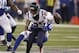 Houston Texans' Nate Washington (85) is tackled by Indianapolis Colts' Darius Butler (20) during the first half of an NFL football game Sunday, Dec. 20, 2015, in Indianapolis. (AP Photo/Darron Cummings)