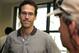 ** FILE **Los Angeles Dodgers general manager Paul DePodesta listens to a reporter in the media work room before a game against the Baltimore Orioles in Vero Beach, Fla., in this March 16, 2005 file photo. On Saturday, Oct. 29, 2005, Dodgers' owner Frank McCourt announced DePodesta's firing. McCourt cited the team's lack of success as the reason DePodesta was let go.