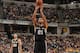 INDIANAPOLIS, IN - MARCH 7: Tim Duncan #21 of the San Antonio Spurs shoots a free throw against the Indiana Pacers on March 7, 2016 at Bankers Life Fieldhouse in Indianapolis, Indiana. NOTE TO USER: User expressly acknowledges and agrees that, by downloading and or using this Photograph, user is consenting to the terms and conditions of the Getty Images License Agreement. Mandatory Copyright Notice: Copyright 2016 NBAE (Photo by Ron Hoskins/NBAE via Getty Images)