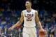 NASHVILLE, TN - MARCH 11: Ben Simmons #25 of the LSU Tigers dribbles the ball during the game against the Tennessee Volunteers during the quarterfinals of the SEC Basketball Tournament at Bridgestone Arena on March 11, 2016 in Nashville, Tennessee. (Photo by Andy Lyons/Getty Images)